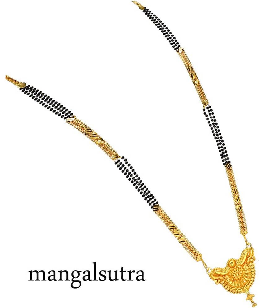 Shankhraj Mall Gold Plated Letest & Designer Mangalsutra For Women-100243 view 2