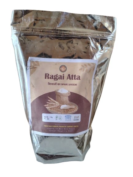 Ragai Atta - Pure Finger Millet Flour (Ragi Atta) 1 Kg view 2