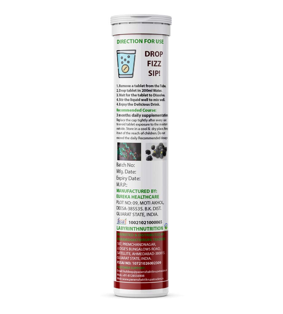 Labyrinth Skin Booster Effervescent Tablets_15T view 2