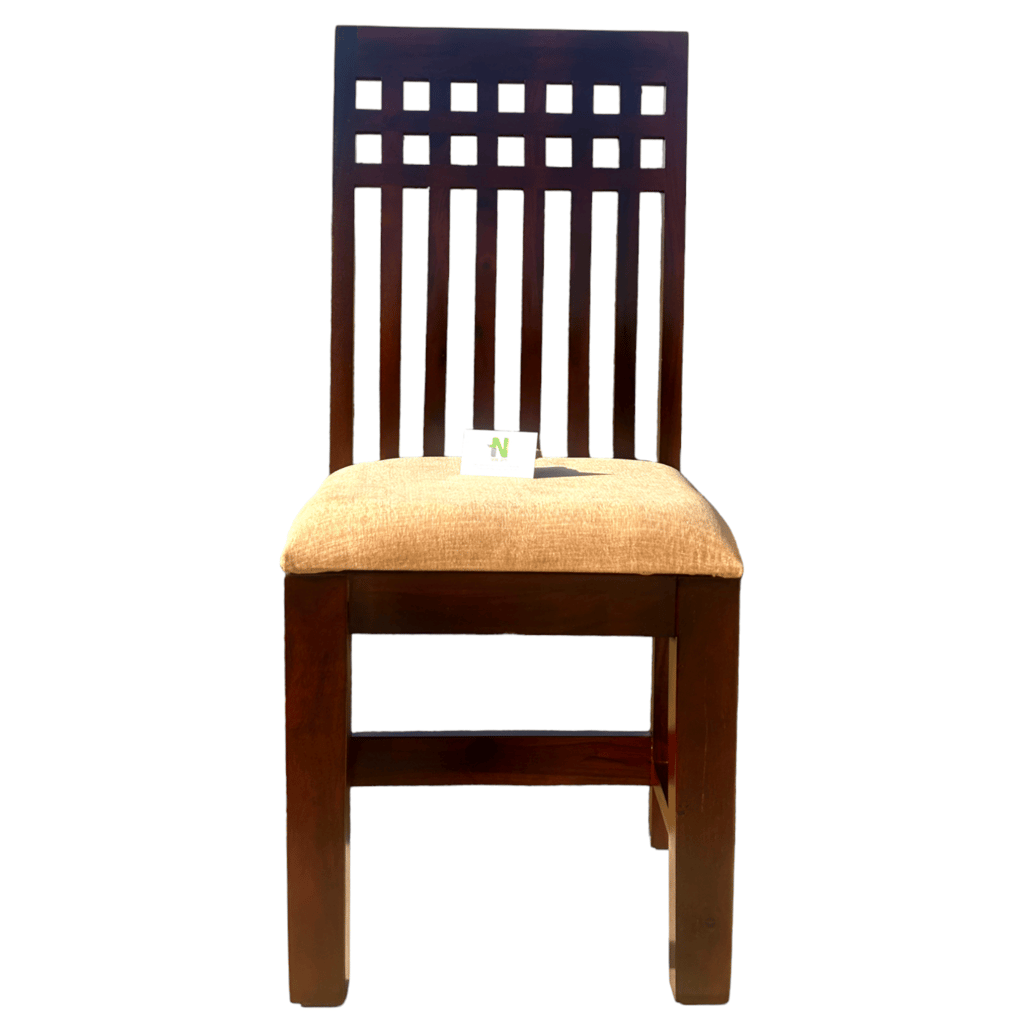Wood Dining Chair Wooden Study Chair for Bedroom Living Room Study Room Home Office Wooden Chair Set of 1, view 2