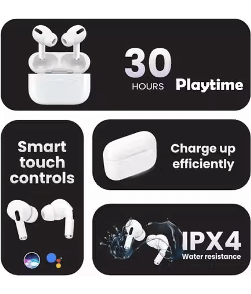 Tws Bluetooth Headphone, Fast Charging, 3D Sound, Ultra Low Latency, 30 Hours Playtime + Protective Case view 2