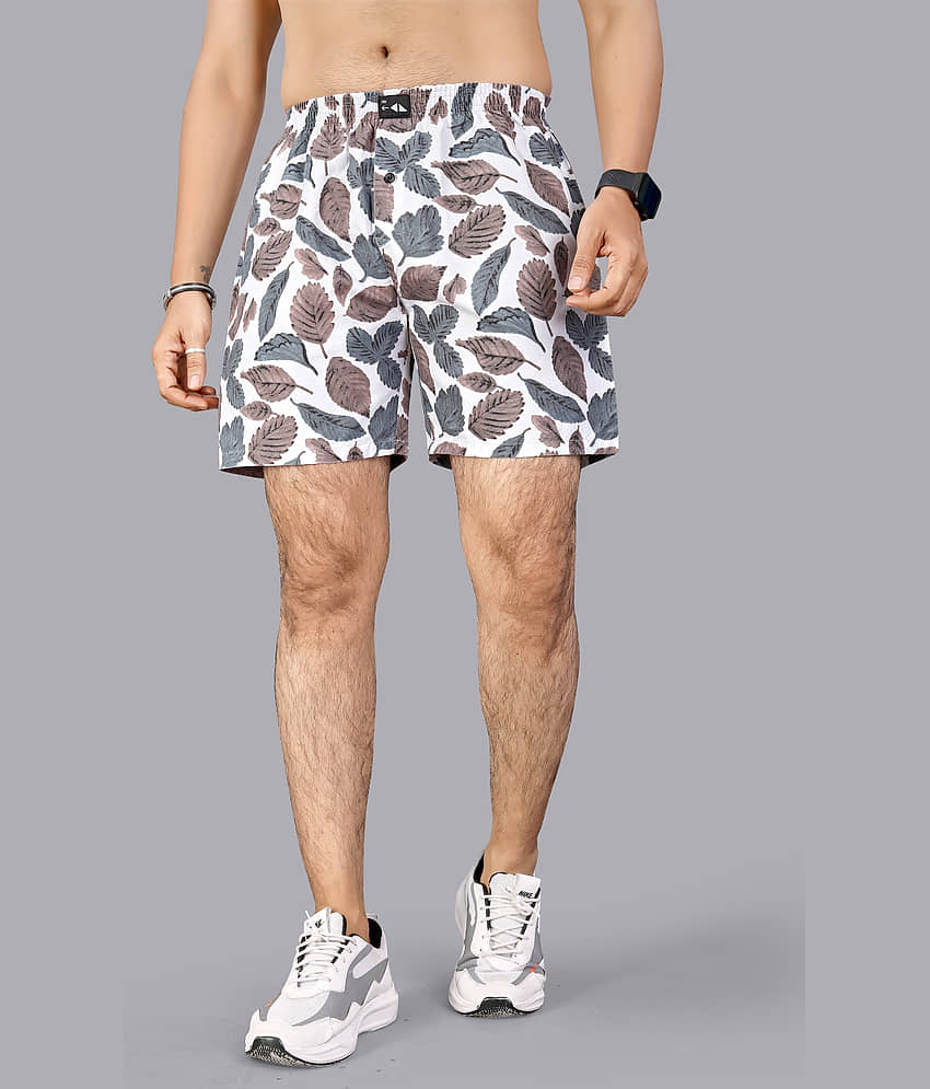 FTX Pack of 1 Cotton Blend Boxers For Men's ( Multi )