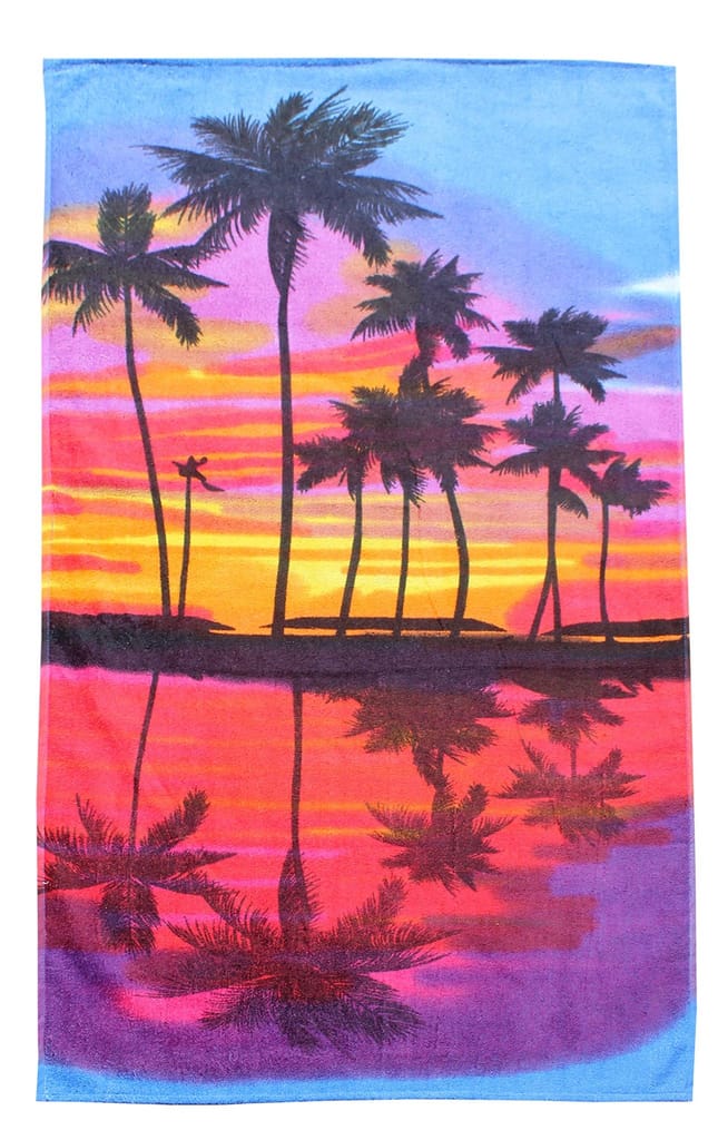 Mandhania 100% Cotton Premium Printed Bath Towel (70x140 cm, Multicolour) Pack of 1 view 2