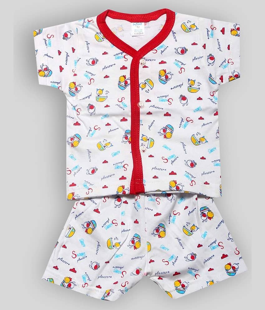 INFANT Unisex for Baby 100% Cotton T Shirts & Shorts ( Multi ) view 2