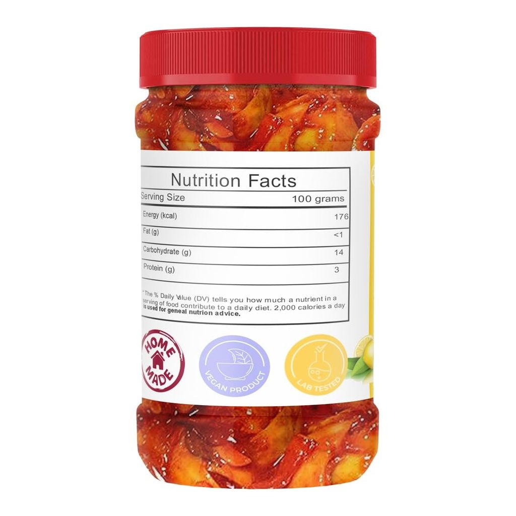 Mountain Bawarchi Lemon Pickle in Fresh | Tasty Nimbu Achar in Fresh Form | Homemade Sweet & Sour Lemon Pickles (400g) view 2