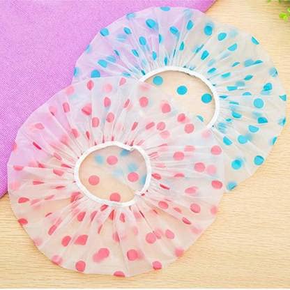 Elecsera Reusable Elastic Water Proof Shower Cap Pack of 3 view 2