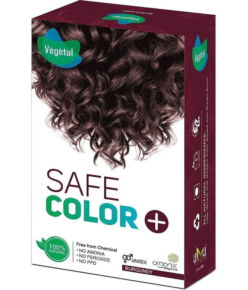 Vegetal Natural Semi Permanent Hair Color 100 g Burgundy