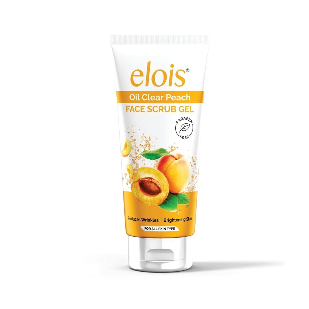 Elois Oil Clear Peach Face Scrub Gel for Oily & Acne-Prone Skin Types 100ml
