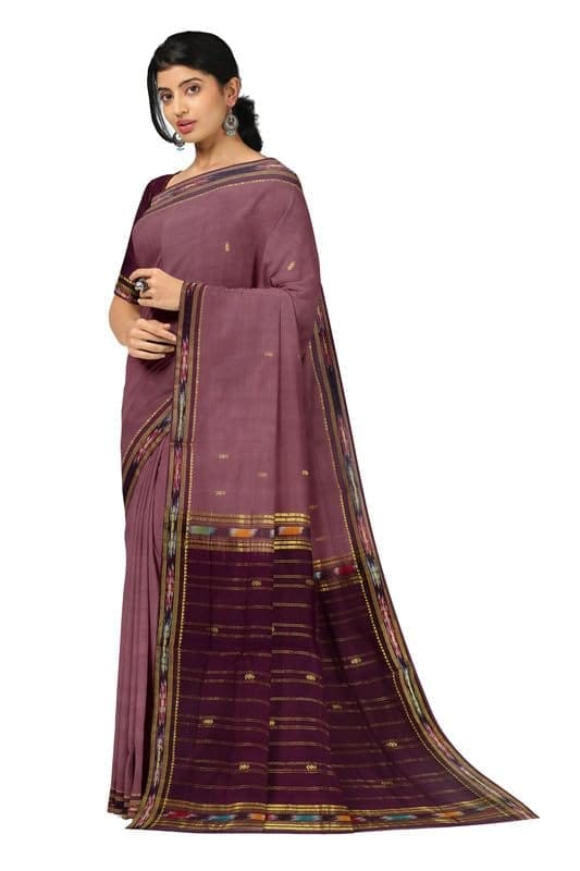 APCO Handloom (A Andhra Pradesh Govt Emporium)- Women's Traditional Pure Handloom Bandar (Polavaram) Cotton Saree | BCS0045 view 2