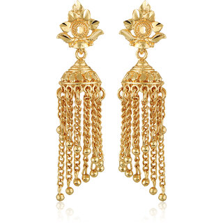 Vivastri Sizzling Glittering Screw Jhumka Earring for Women and Girls [VIVA2679ERG] view 2