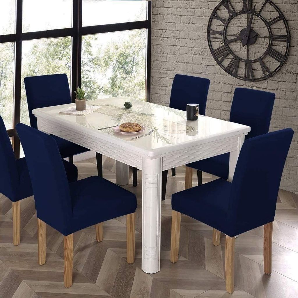 PENTHOOM Elastic Dining Chair Covers, Removable Washable and high Elasticity Premium Fabric Seat Cover view 2