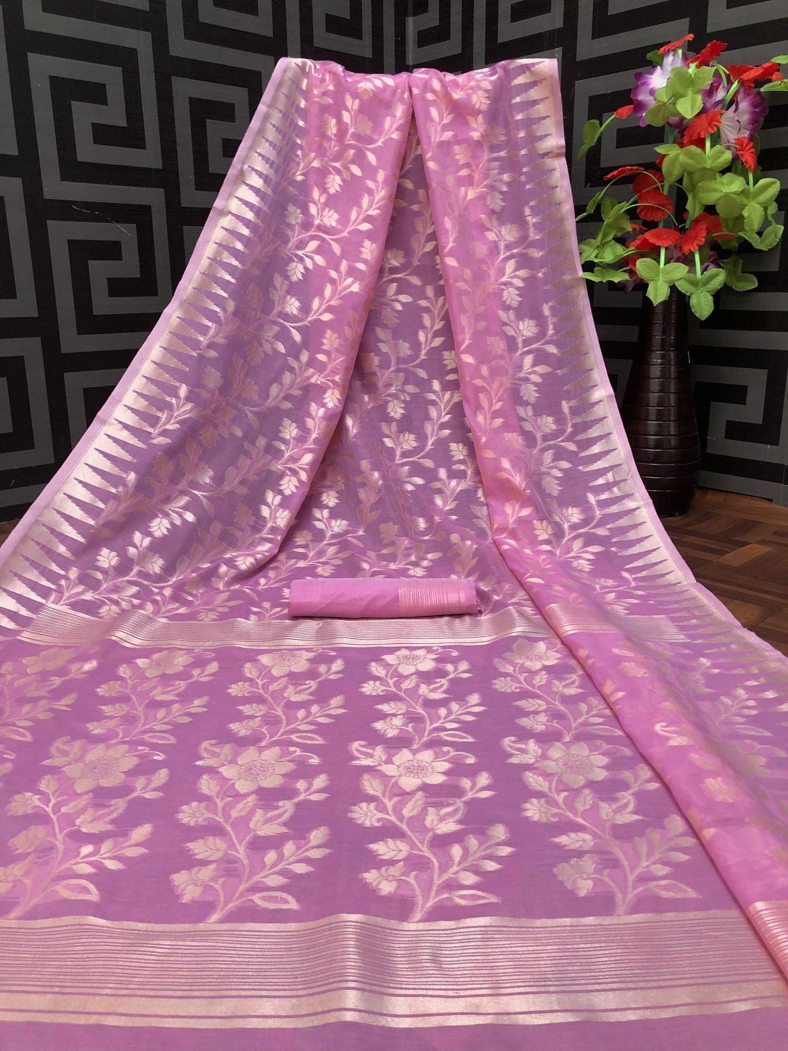 Jamdani Spun Cotton Saree