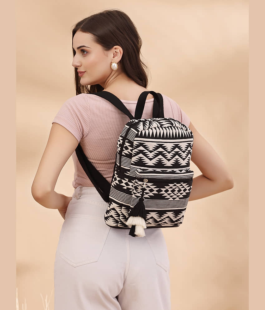 Anekaant 5 Ltrs Canvas Backpack *For Men & Women ( Black ) view 2