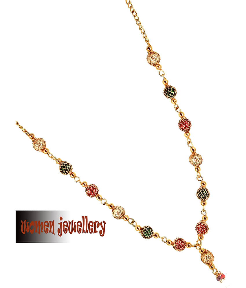 KRIMO multi color necklace mala for women or girl-100130 view 2