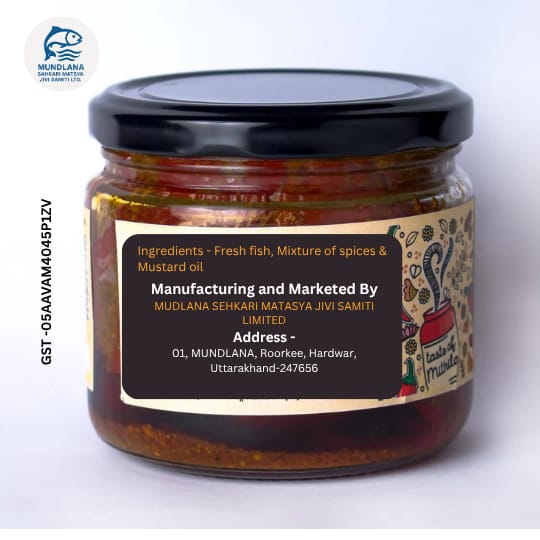 Mundlana Fish Pickle - Taste of Tradition 300gm view 2