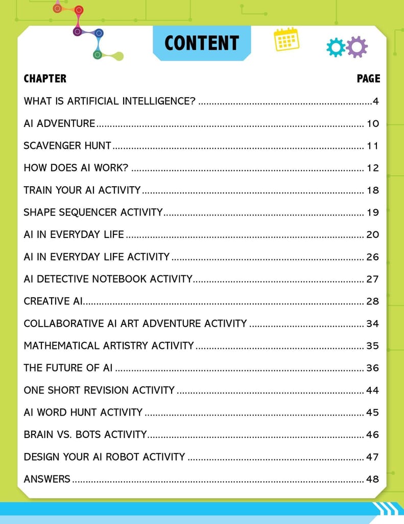Artificial Intelligence Activity Book for Kids Age 7+- Activities about AI, Computers and Machine Learning [Paperback] Dreamland Publications view 2