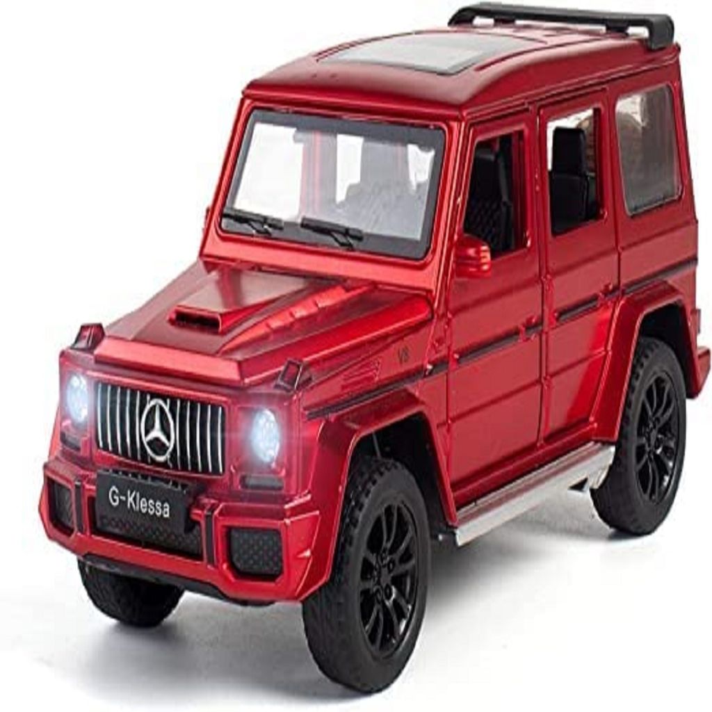 KTRS ENTERPRISE 1:32 Die-cast Car MERCE G-KLESSA Diecast Metal Pullback Toy car with Openable Doors & Light,Music Boys for Kids【Colors as Per Stock】 view 2