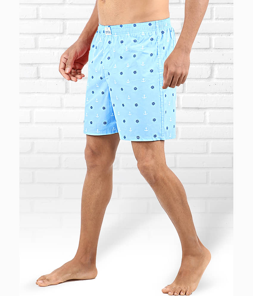 Supersquad Pack of 2 Cotton Boxers For Men's ( Multicolor ) view 2