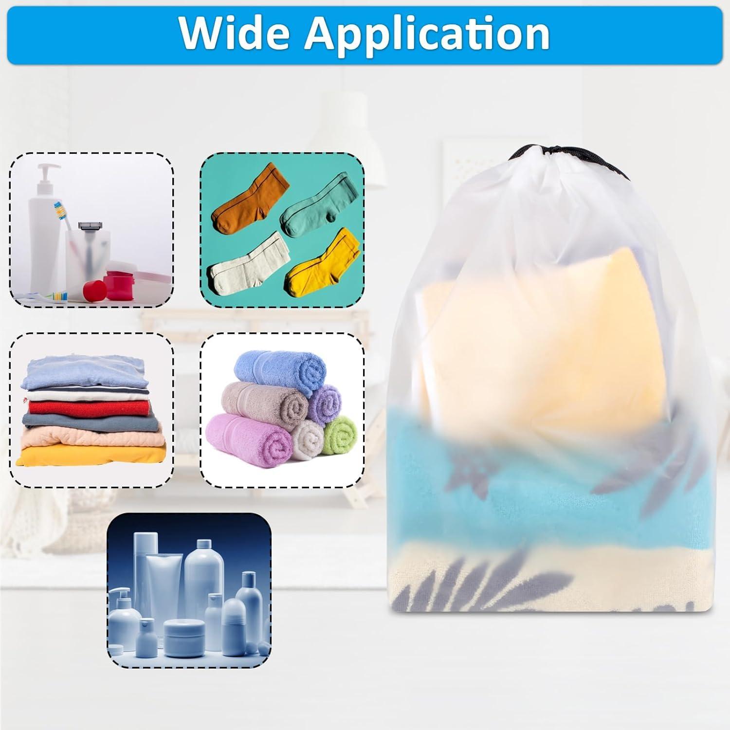 Panchhi Store Shoe Bag for Travel Bag for Travel Transparent Shoe Cover for Storage Waterproof Dustproof Portable Travel Organizers for Men and Women Travel Shoe Bags view 2