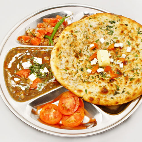 Aloo naan thali
