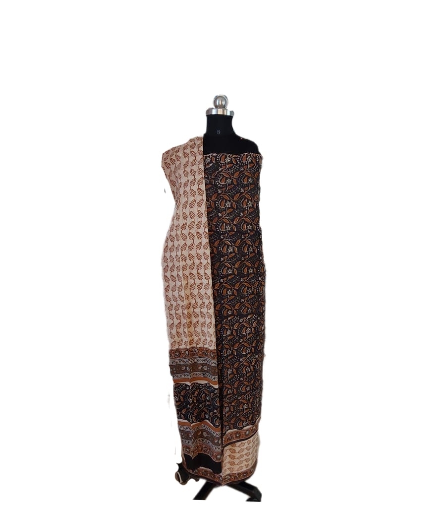 Gulmohur Cotton Ajrakh Suit view 2