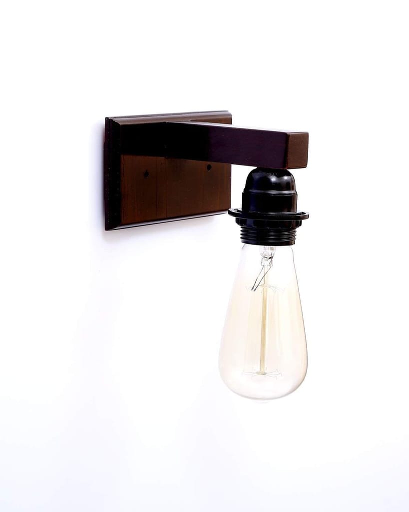 LIGHT ANGLE Handmade Surface Mounted Wall Scone Lamp (Brown, Medium) view 2