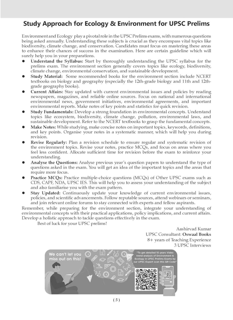 Oswaal UPSC Power Bank | 1000+ MCQs for UPSC & State PSCs Exams | Environment & Ecology | Latest Edition Oswaal Editorial Board view 2