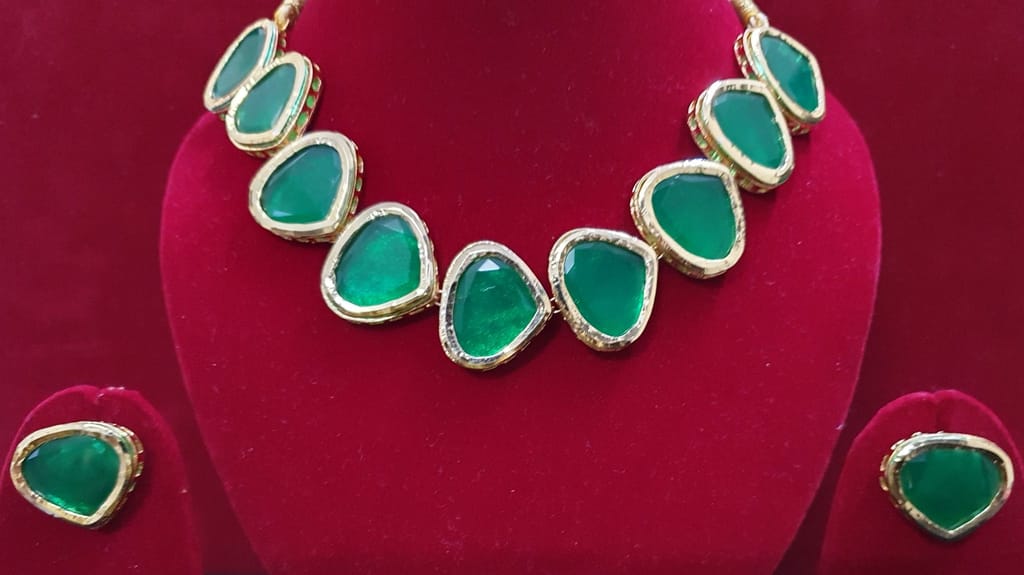 Kundan Beautiful Designer Necklace view 2