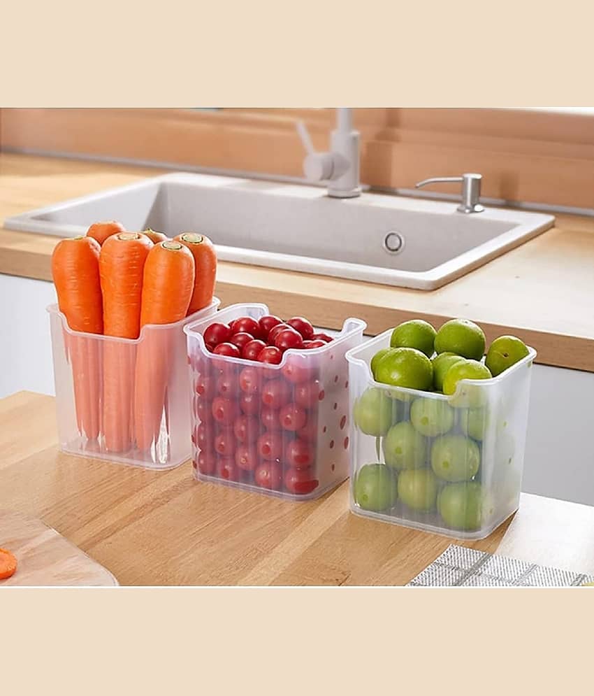 RIVERNEST Plastic Multicolor Multi-Purpose Container ( Set of 6 ) view 2