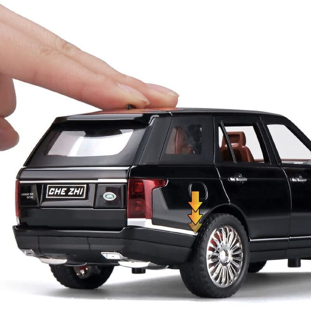 KTRS ENTERPRISE Metal Pull Back Die-cast Car 1:24 Defender Diecast Metal Pullback Toy car with Openable Doors & Light, Music Boys Gifts Toys for Kids(Colors as Per Stock) view 2