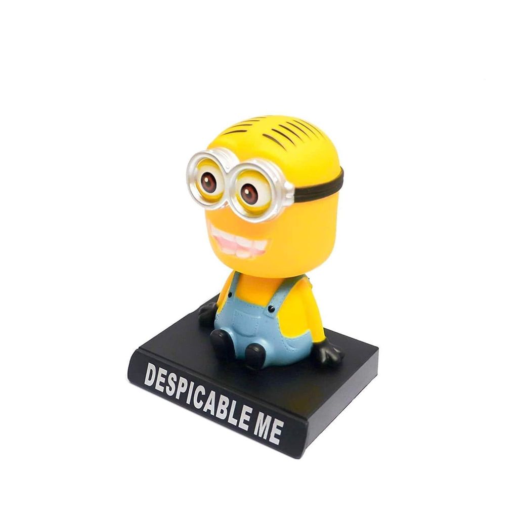 Minion Limited Edition Bobblehead Car Dashboard view 2