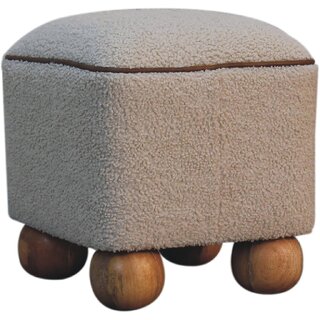 Serenity Footstool with Ball Feet view 2