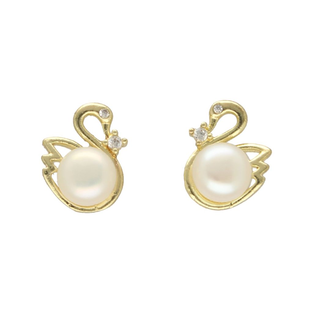 Sri Jagdamba Pearls Pearl Duck Earrings view 2