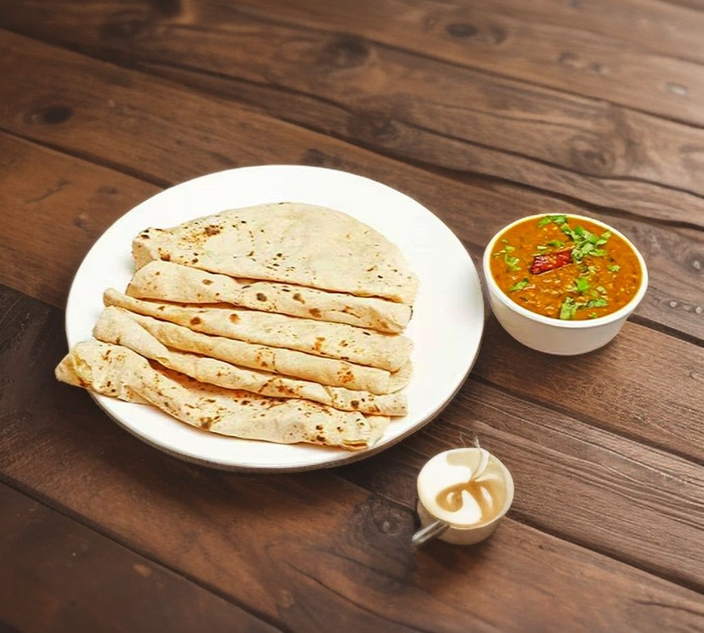 Dal fry [400 ml] with 6 chapati