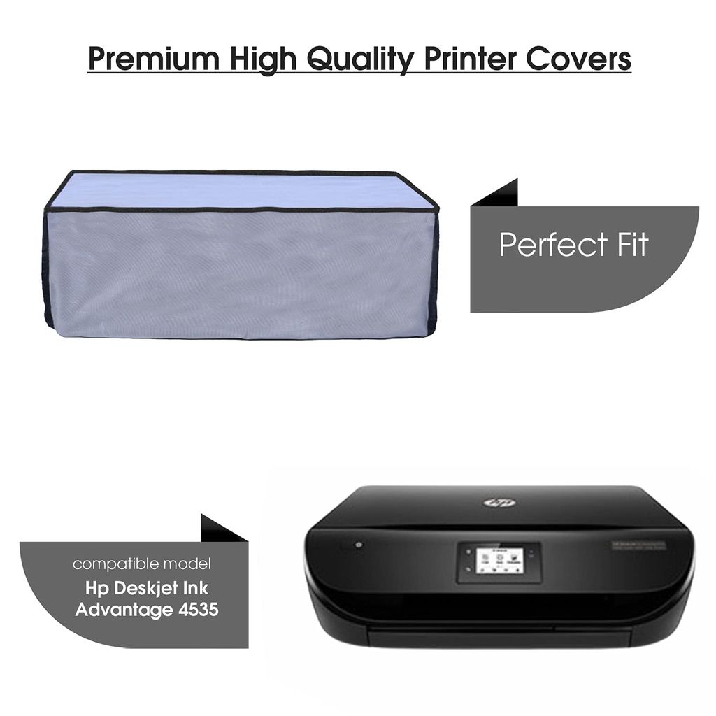 Palap Super Premium Dust Proof Printer Cover for Hp Deskjet Ink Advantage 4535- Grey view 2