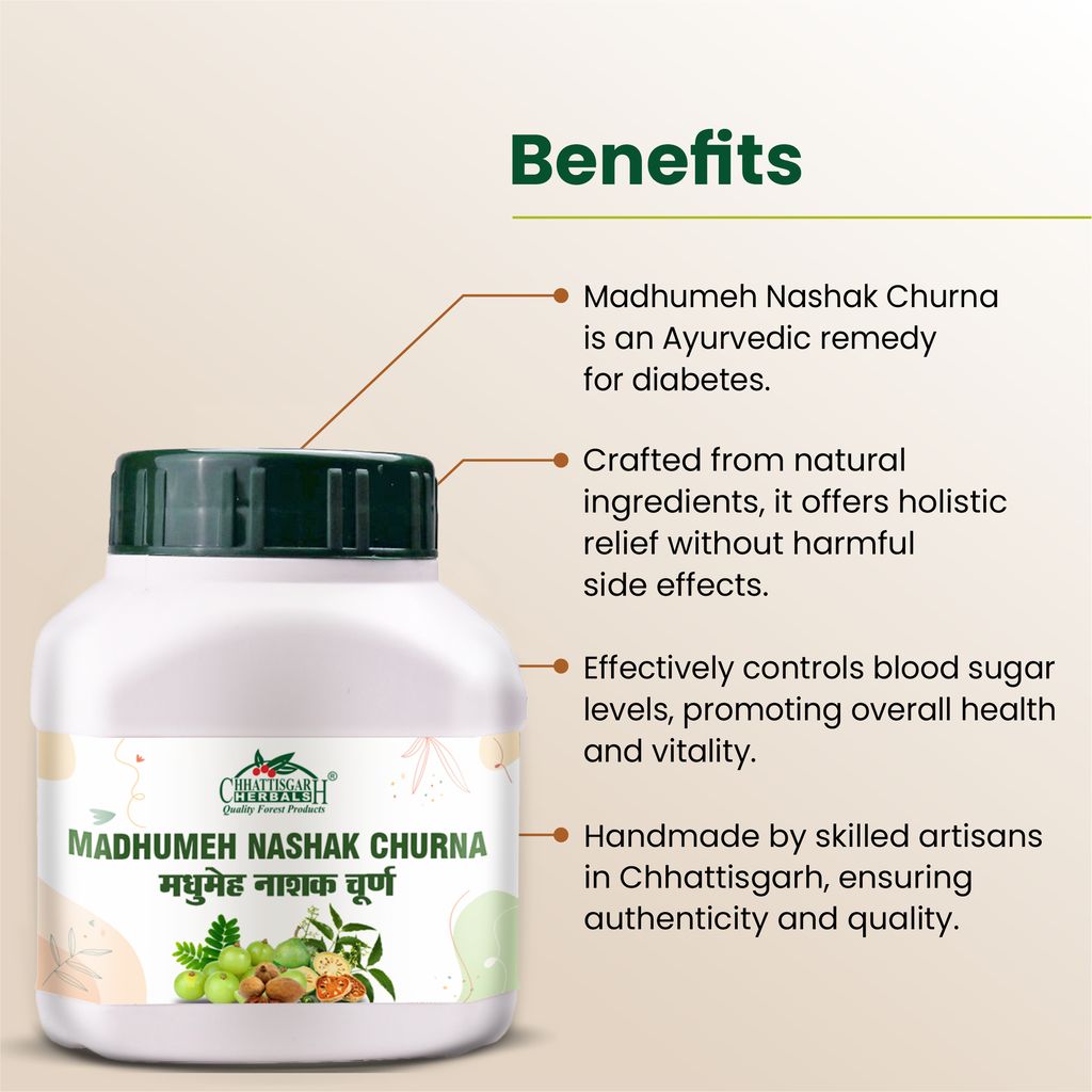 Chhattisgarh Herbals Madhumeh Nashak Churna 150gm view 2