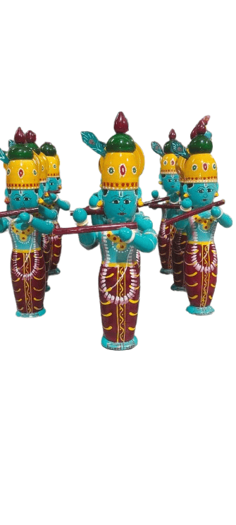 Handcrafted Indian Krishna Statues - Divine Art & Spiritual Decor view 2