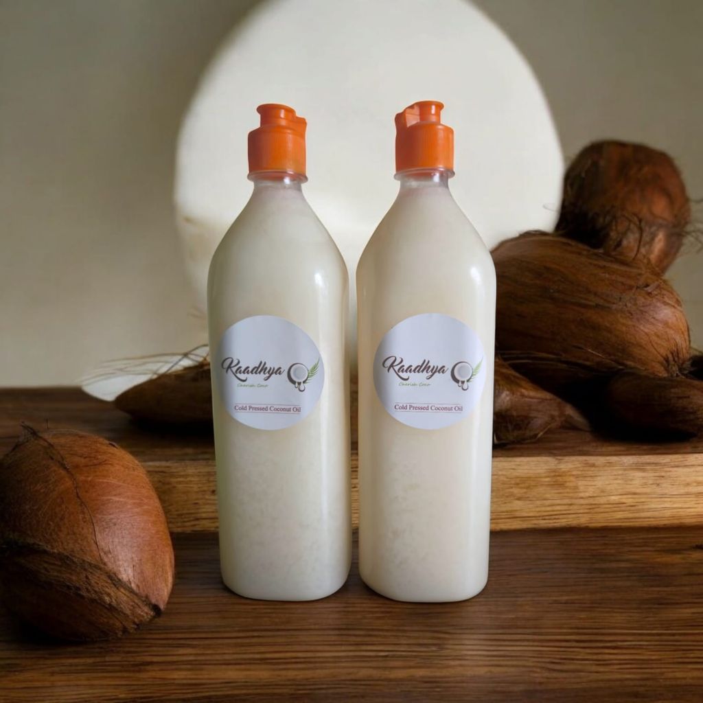 100% Pure Cold Pressed Coconut Oil - 1000ml - Boosts Immunity, Aids Digestion, Provides Natural Energy"