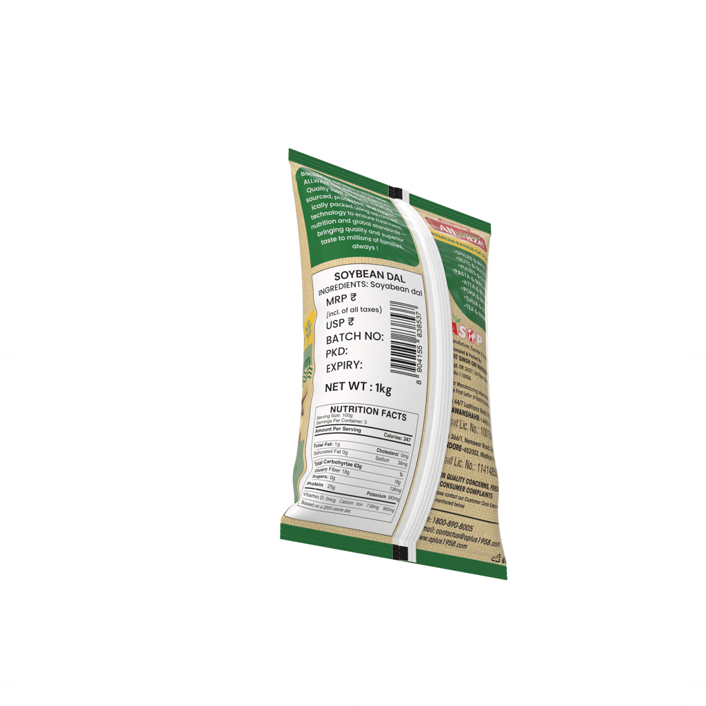 Allwaze Soyabean dal 1kilogram view 2