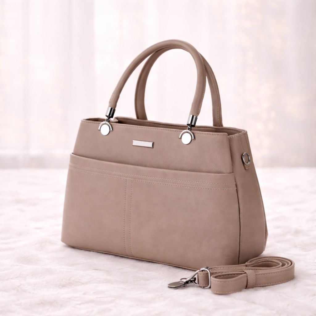 Women’s Premium Handbag | Stylish PU Leather Shoulder & Hand Carry Bag | Spacious Daily Use Office Bag view 2