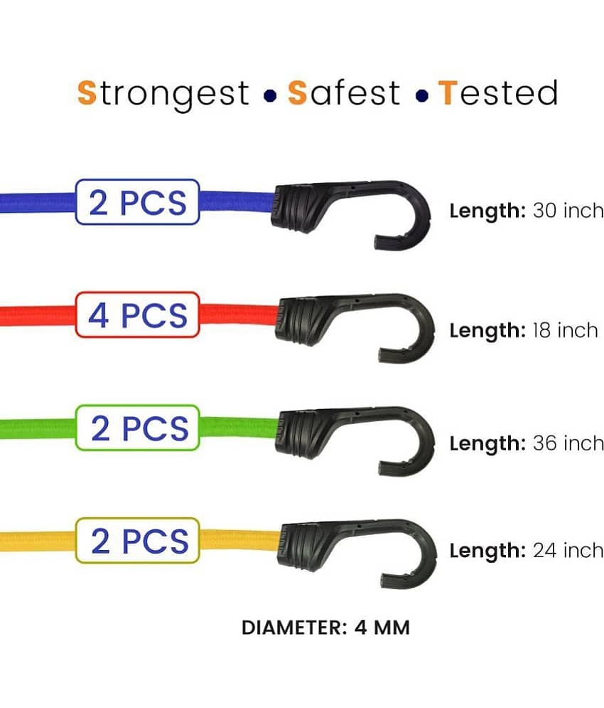 Grand Pitstop Bungee Cord - Set Of 15 - Mix view 2