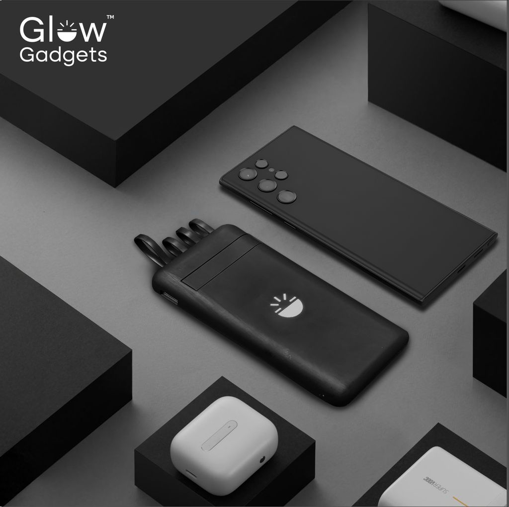 Glow Gadgets Ray 10000 mAh Suction With Wireless Powerbank view 2