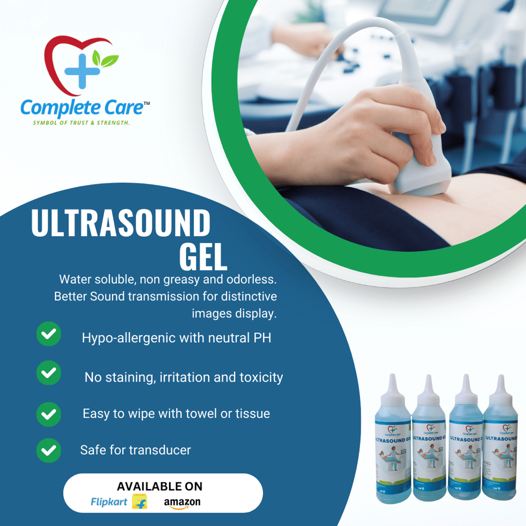 Complete Care Ultrasound (USG) Gel, High Conductivity, Non Irritating & Skin Friendly view 2