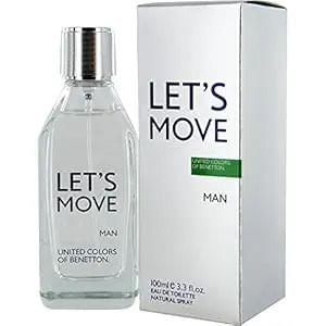 United Colors of Benetton Let's Move Eau De Toilette – 100 ml for Men | Fresh and Energizing Fragrance view 2