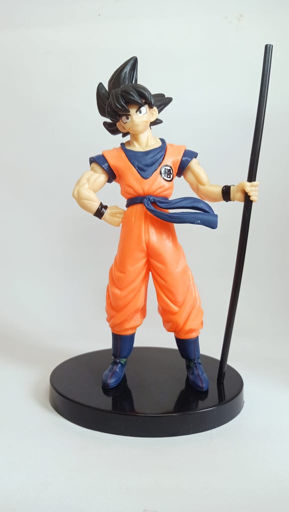 Goku Action Figure 20 cm – Dragon Ball Anime Collectible Statue with Power Pole view 2