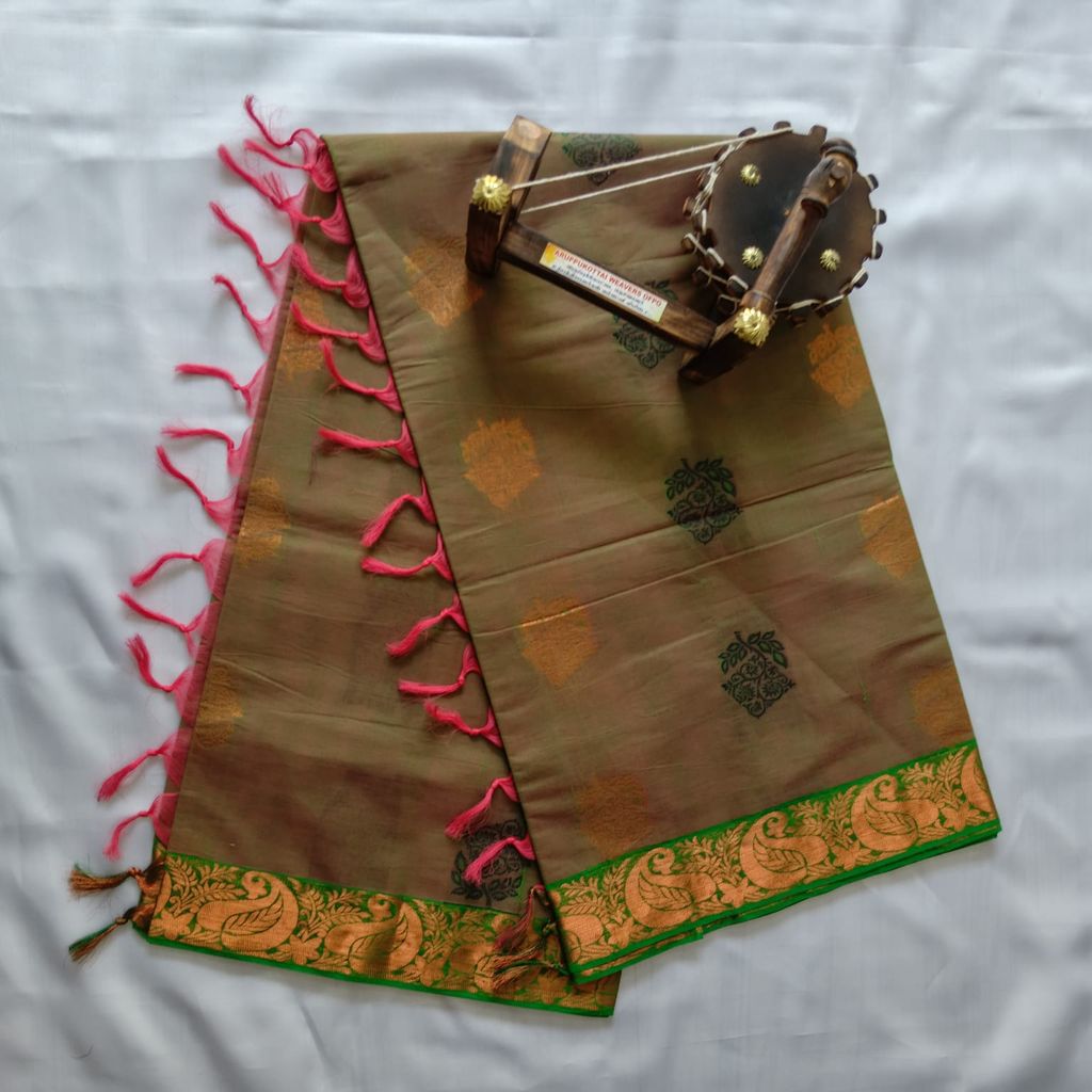 Pure Cotton Saree with Blouse