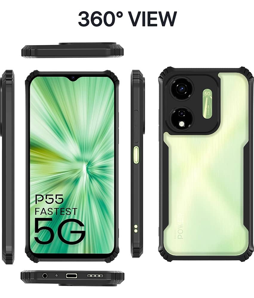 ZAMN Shock Proof Case Compatible For Polycarbonate Itel P55 5G ( ) view 2