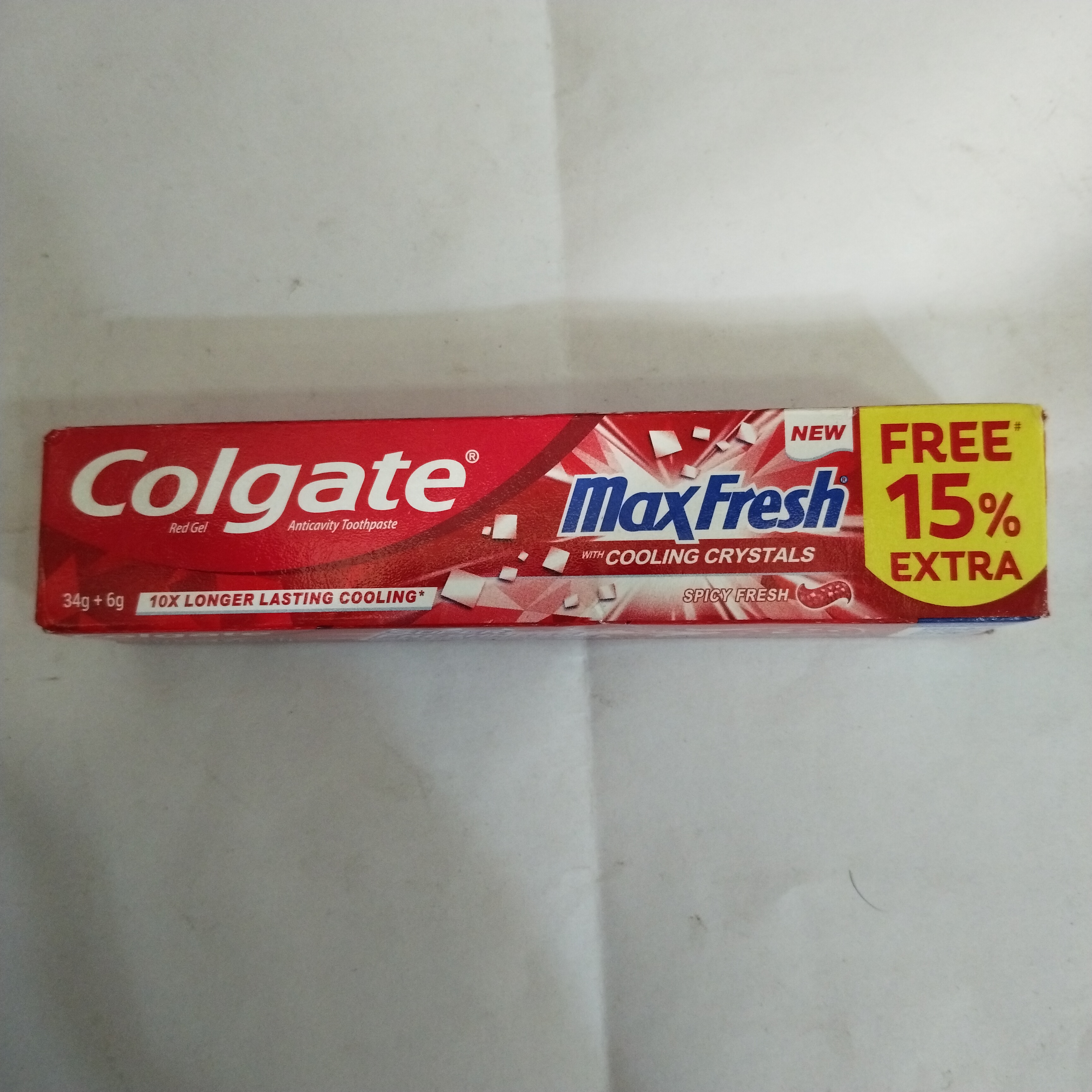 Colgate max fresh Cooling crystals spicy fresh Anticavity toothpaste