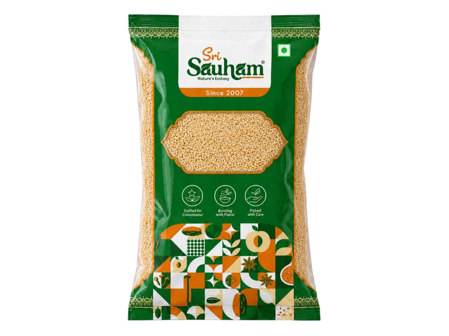 Sri Sauham Roasted Dalia, Roasted Broken Wheat - 1kg