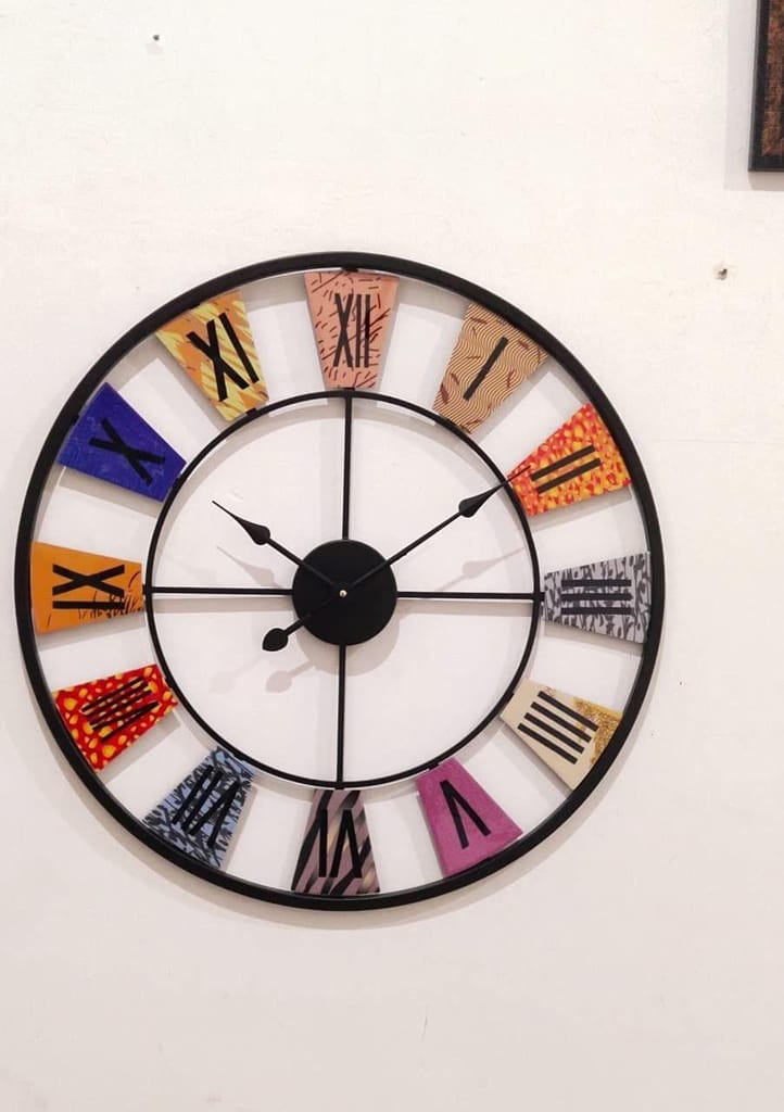 LIGHT ANGLE Handmade Metal Wall Clock view 2